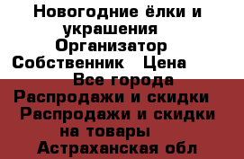 Новогодние ёлки и украшения › Организатор ­ Собственник › Цена ­ 300 - Все города Распродажи и скидки » Распродажи и скидки на товары   . Астраханская обл.